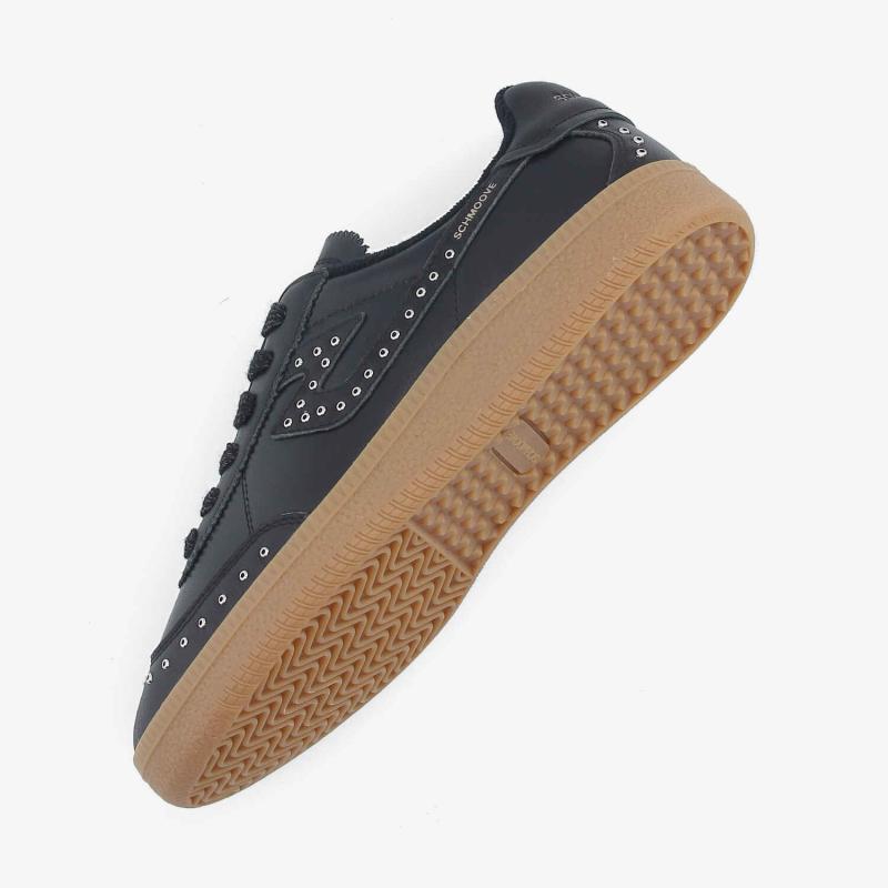 SHEFFIELD STUDS W - NAPPA/STUDS - NOIR/ARGENT